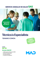 TECNICO/A ESPECIALISTA SERVICIO ANDALUZ SALUD. TEMARI