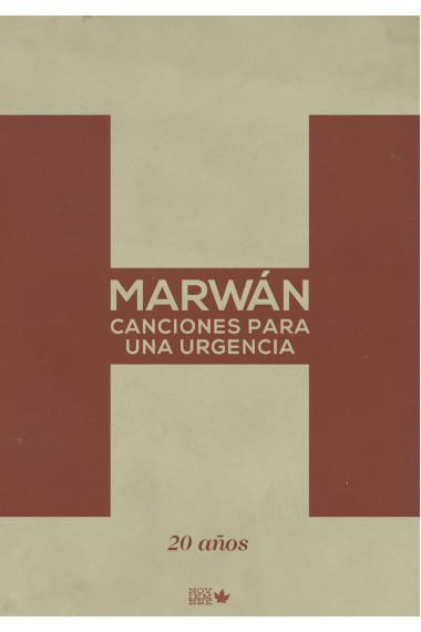 Marwán. Canciones para una urgencia. 20 años