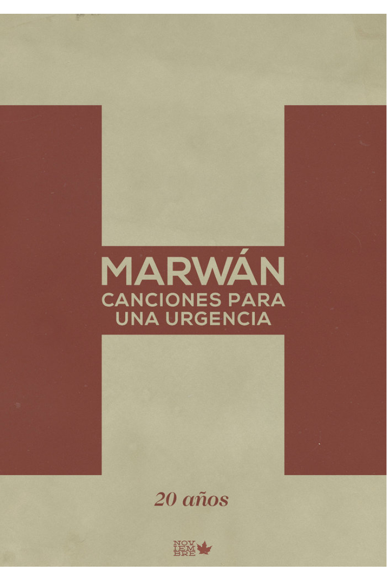 Marwán. Canciones para una urgencia. 20 años