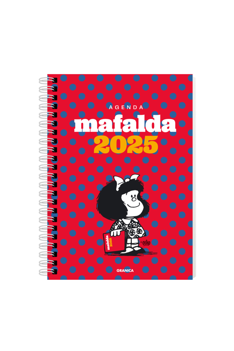 Agenda Mafalda 2025 ·Anillada-Columnas Roja·