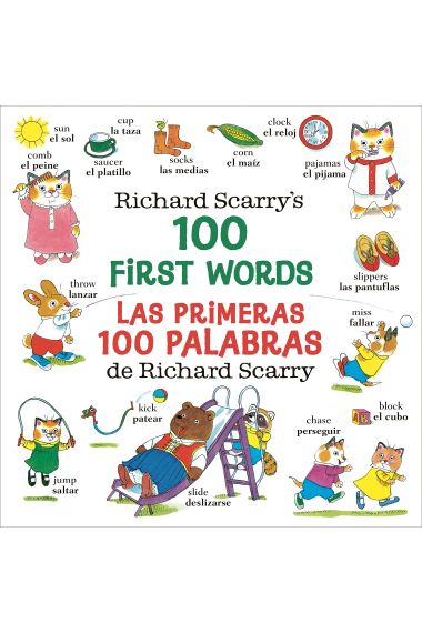 Richard Scarry's 100 First Words (Bilingual Edition: EN / ESP)