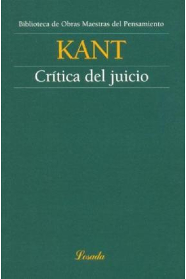 Crítica del juicio