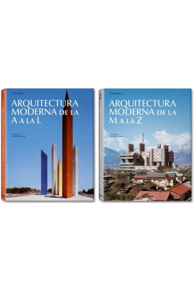 Arquitectura moderna, A-Z  (Estuche 2 vols.)