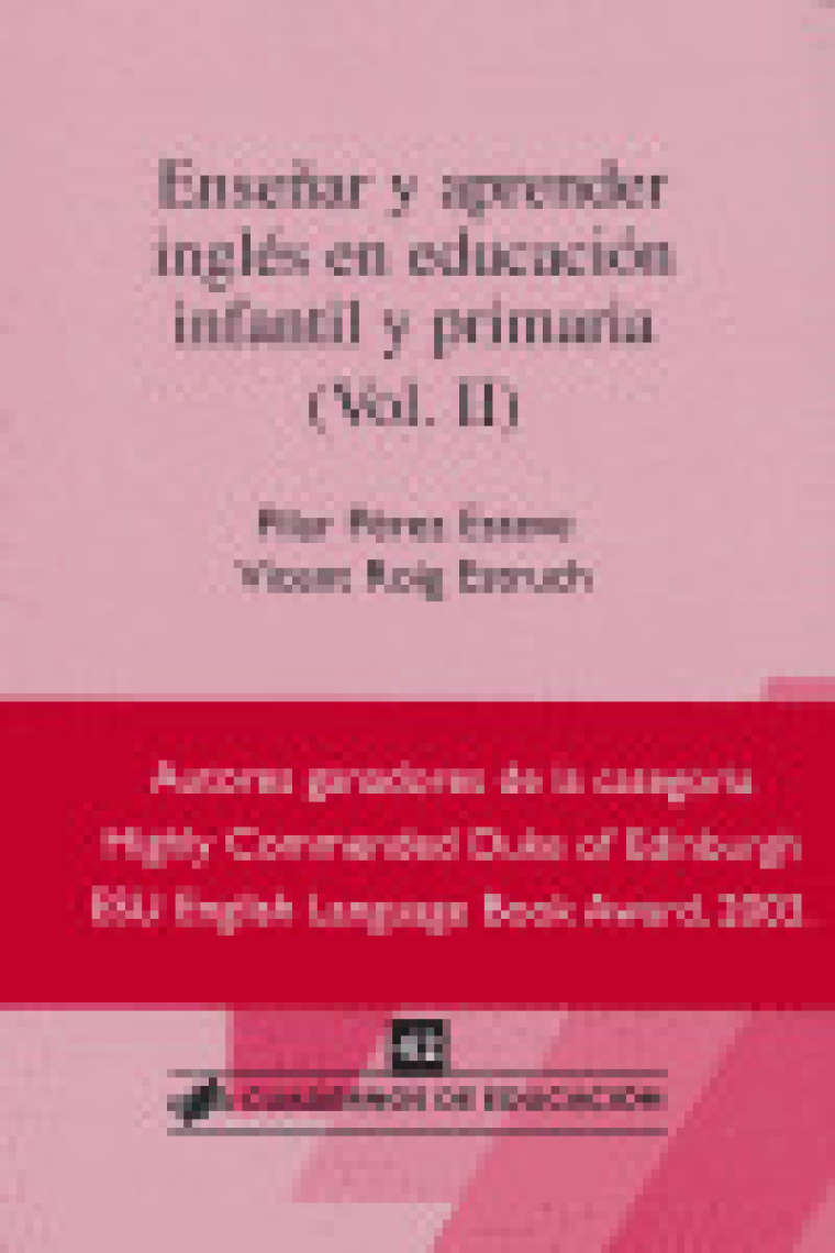 Enseñar y aprender inglés en Educación Infantil y Primaria