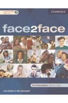 Face2face Pre-Intermediate. Student's book with CD