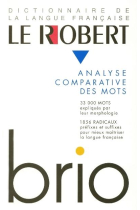 Le Robert Brio. Analyse comparative des mots