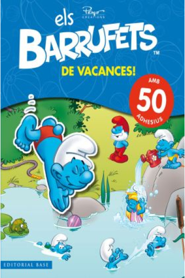 Els Barrufets de vacances (llibre d'adhesius)