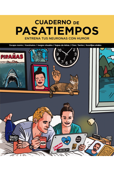 Cuaderno de pasatiempos. Entrena tus neuronas con humor