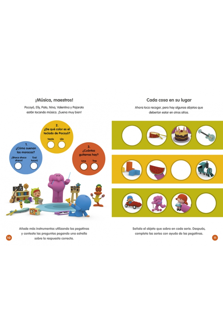 Pocoyó. Actividades - Súper pegatinas. ¡Con más de 1000 pegatinas!