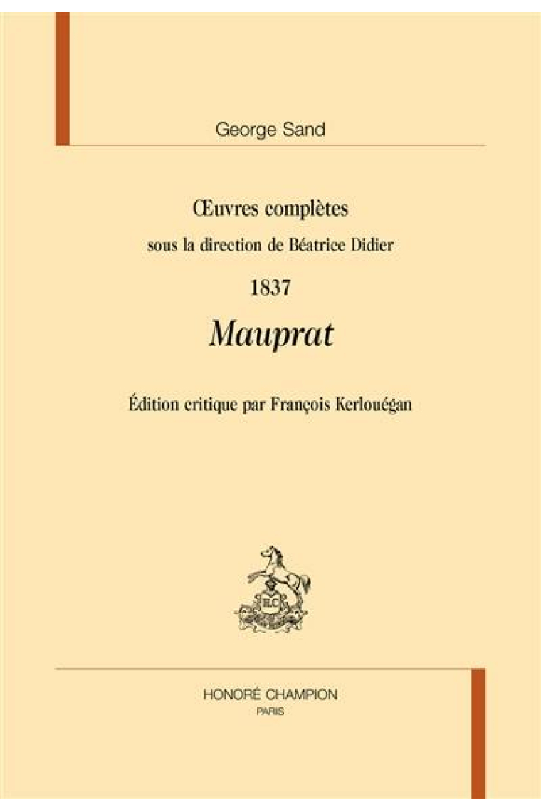 Mauprat (Oeuvres complètes, 1837)