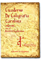 CUADERNO DE CALIGRAFIA CAROLINA INSPIRADA EN EL BECERRO GALI