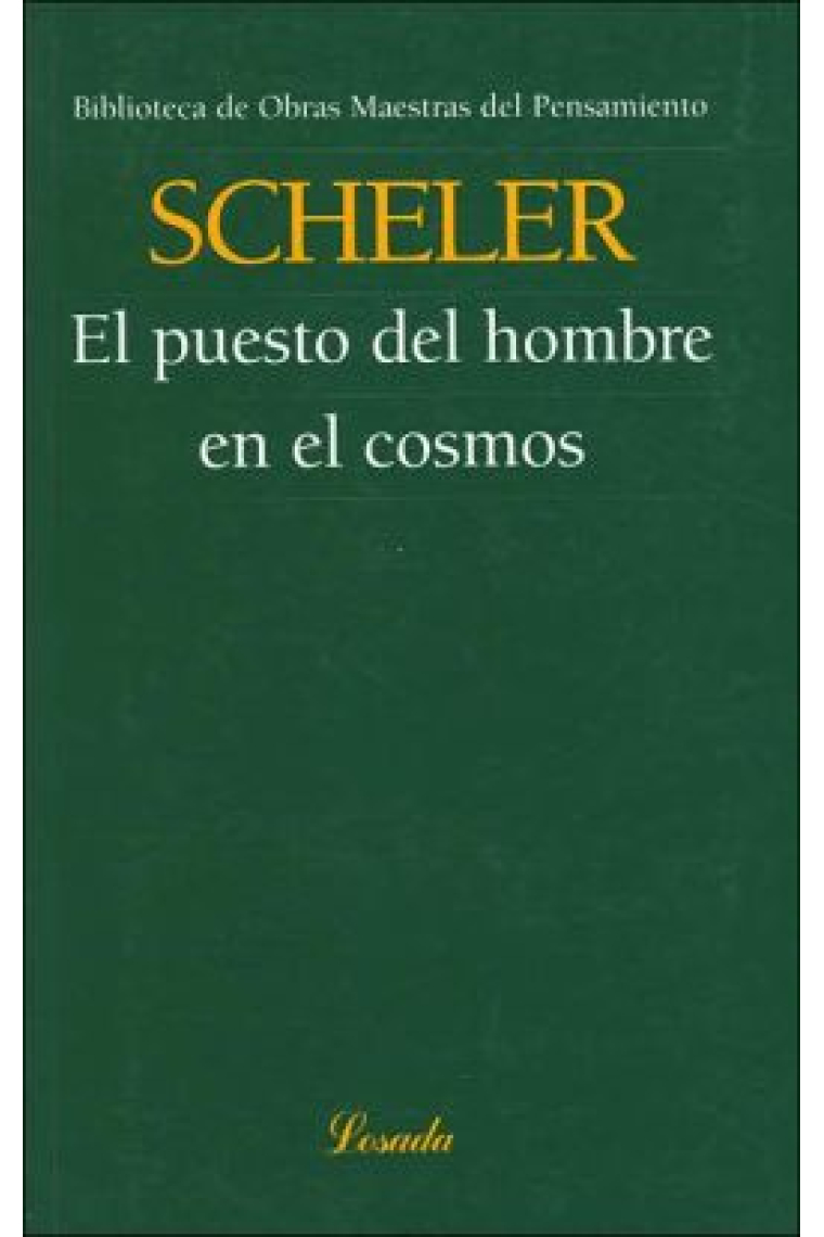 El puesto del hombre en el cosmos