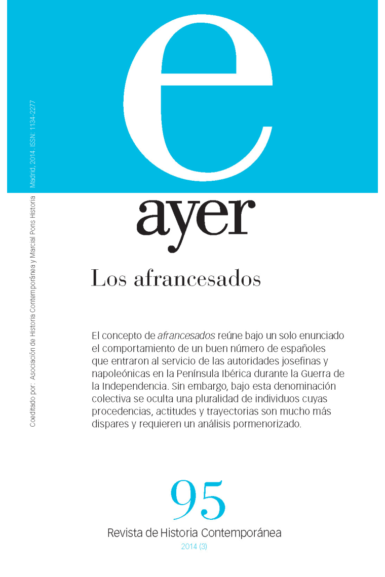 Los afrancesados. Revista Ayer nº. 95