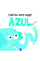 Colores para pegar. Azul