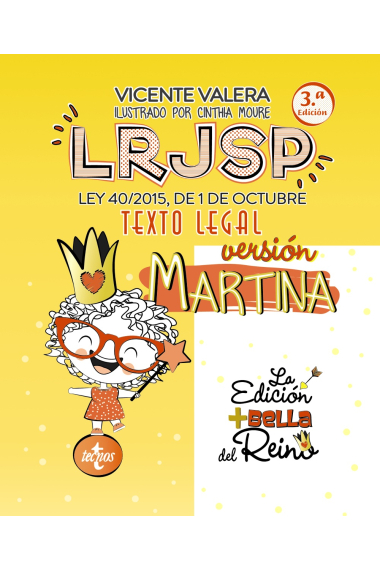 LRJSP Versión Martina. Ley 40/2015 de 1 de octubre. Texto Legal