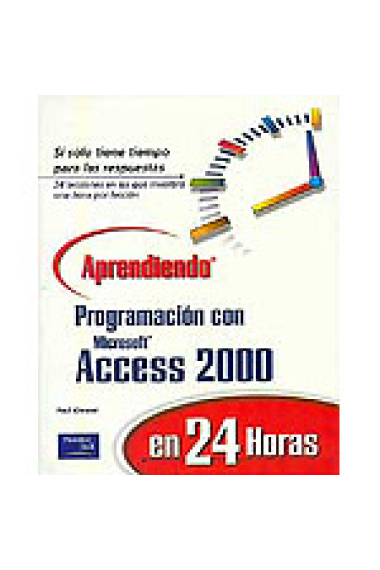 Aprendiendo programación con Access 2000 en 24 horas