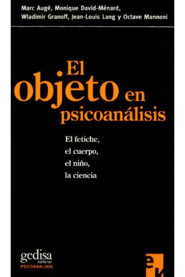 El objeto en psicoanálisis