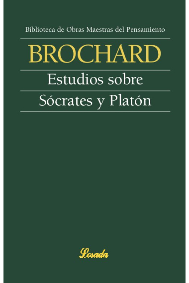 Estudios sobre Sócrates y Platón