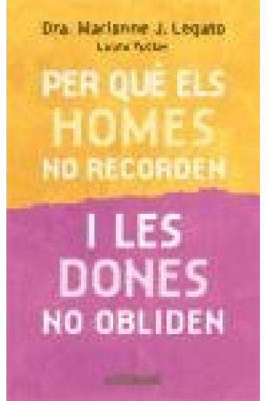 Per què els homes no recorden i les dones no obliden