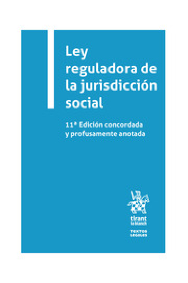 Ley reguladora de la jurisdicción social 11 ed.2020