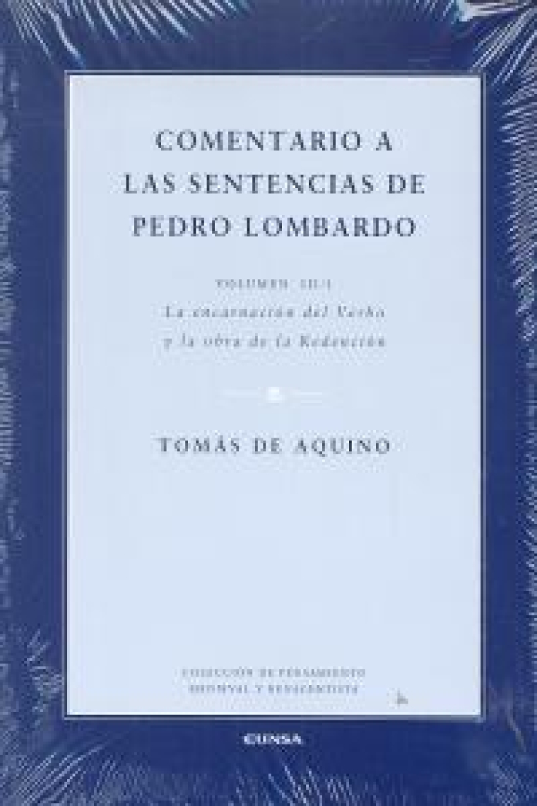 Comentario a las sentencias de Pedro Lombardo III-1