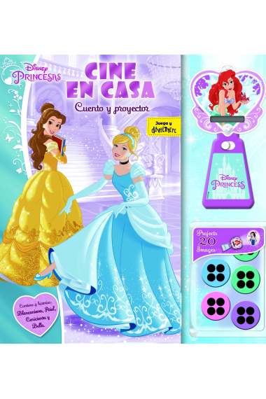 Princesas. Cine en casa. Cuento con proyector