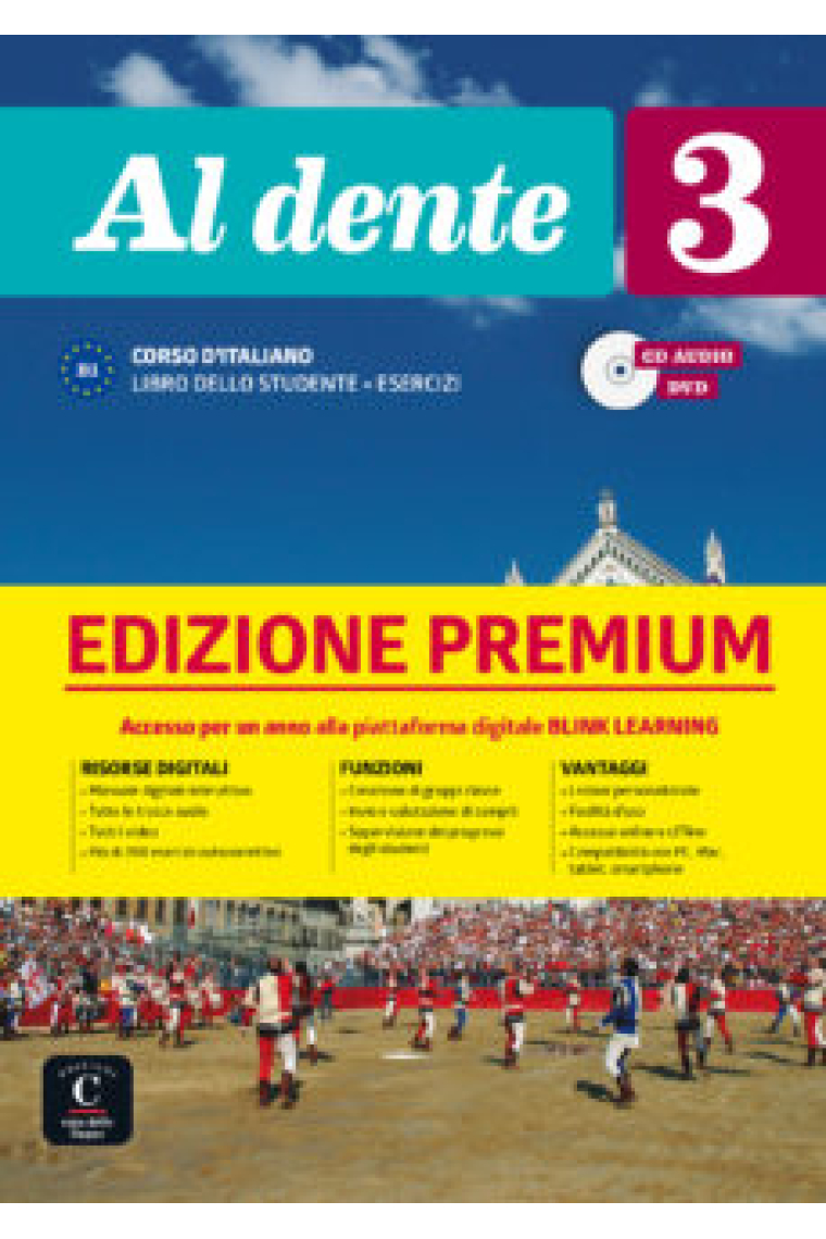 Al dente 3 Libro dello studente, esercizi, CD audio e DVD. Livello B1 (Edizione Premium)