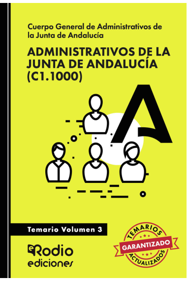 ADMINISTRATIVOS JUNTA ANDALUCIA C1 1000 TEMARIO.