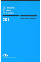 Las uniones de hecho en España. Monográfico nº 201