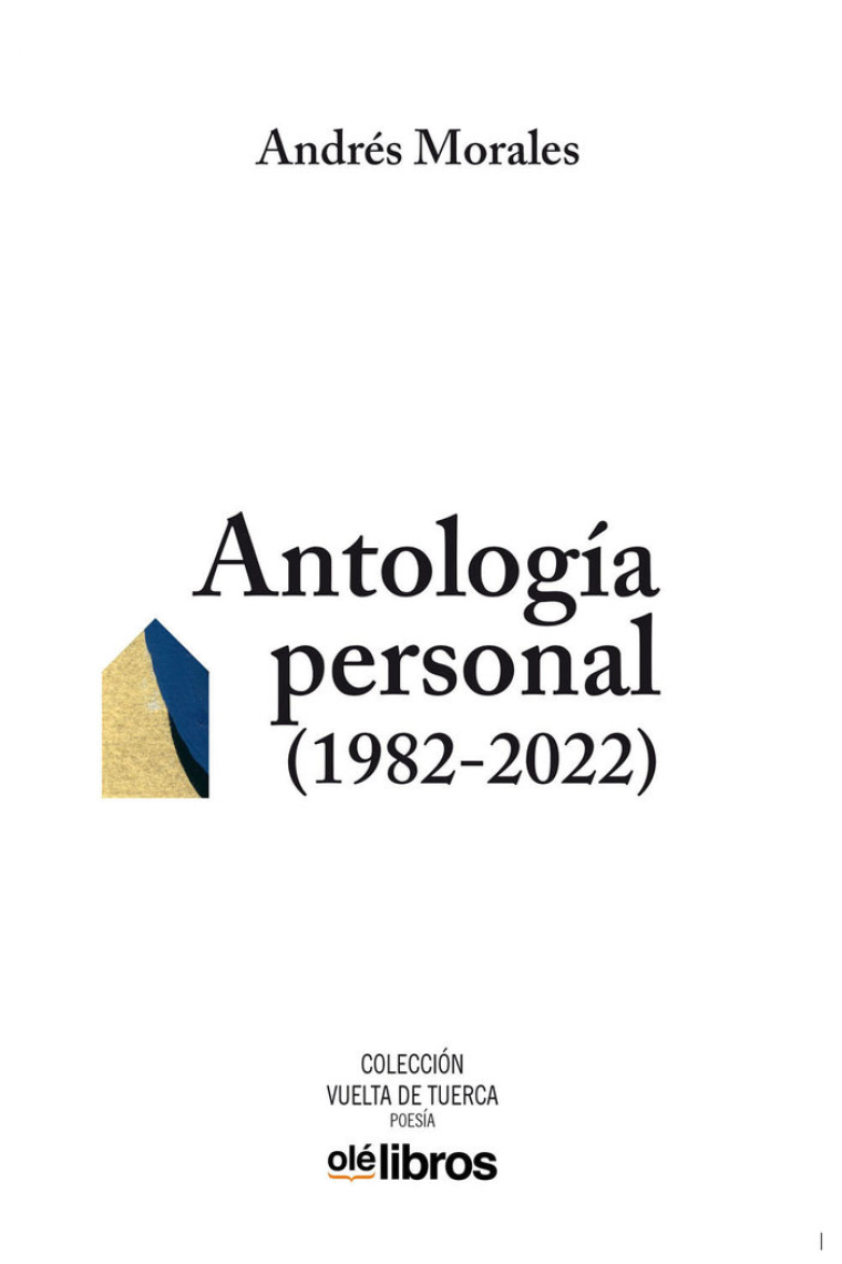 Antología personal (1982-2022)