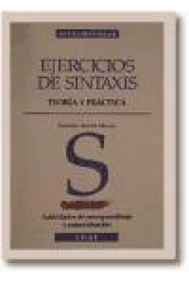 Ejercicios de síntaxis. Teoría y práctica