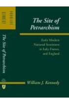 The site of petrarchism: early modern national sentiment in Italy, France, and England