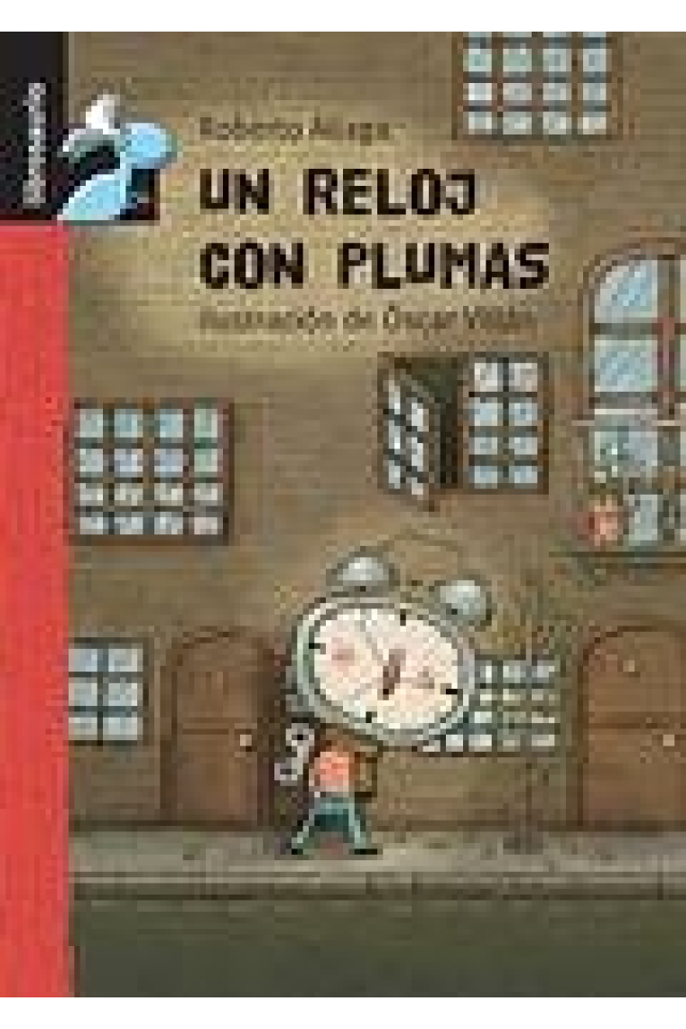 Un reloj con plumas