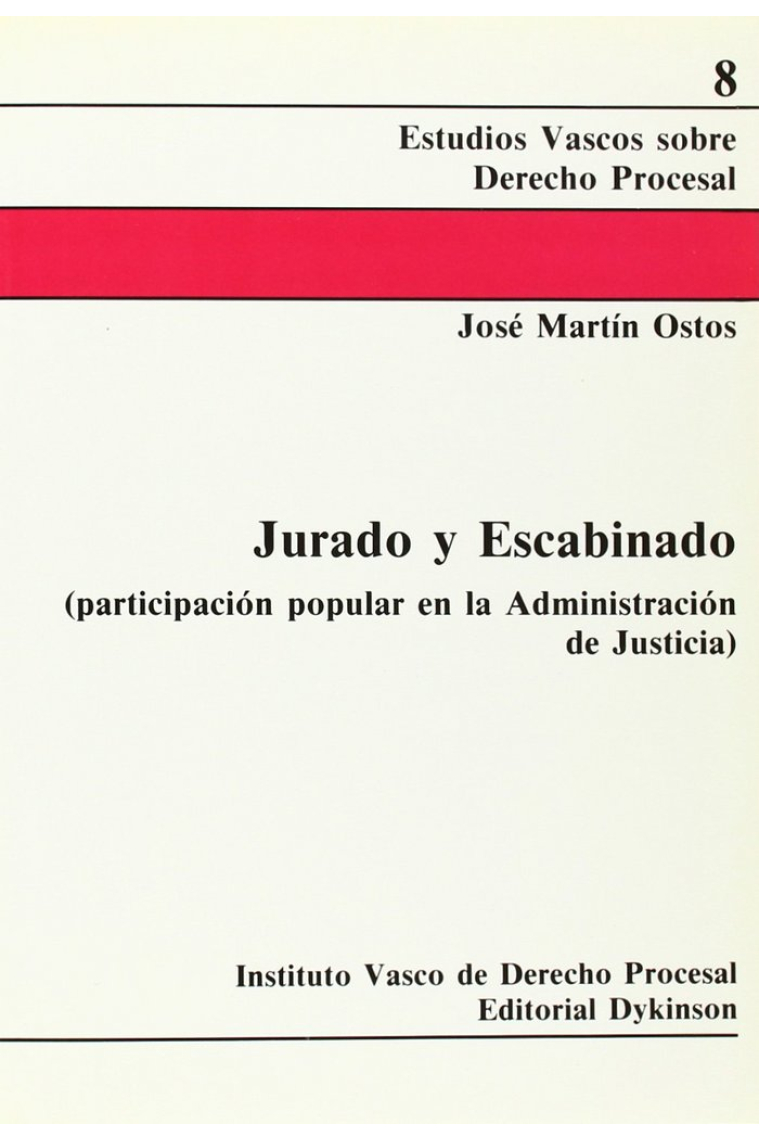 Jurado y escabinado