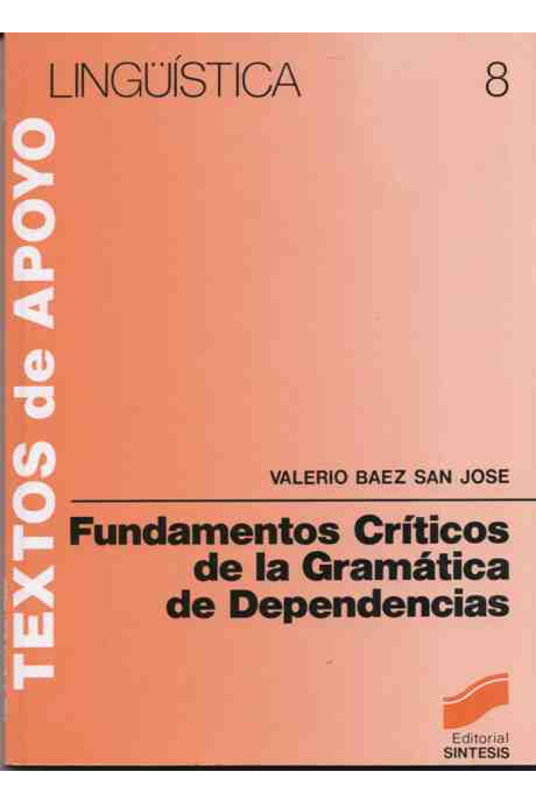 Fundamentos críticos de la gramática de dependencias