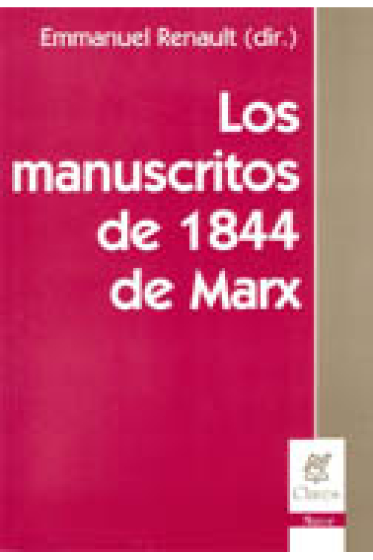 Los manuscritos de 1844 de Marx