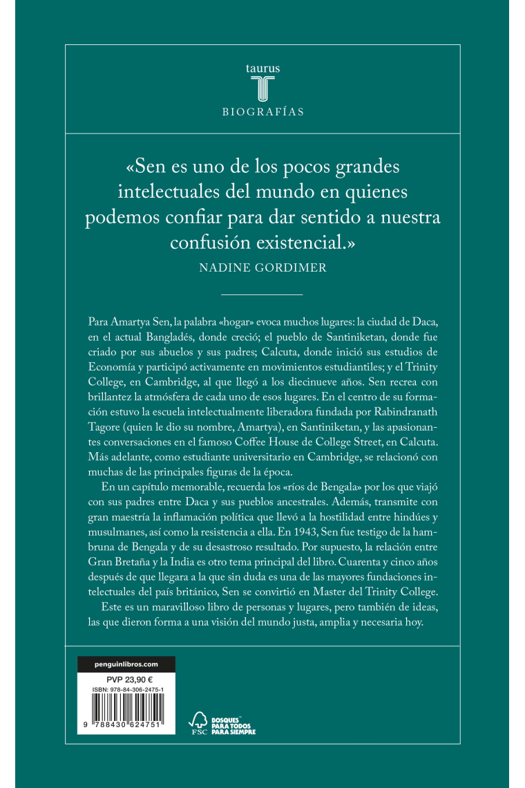 Un hogar en el mundo. Memorias
