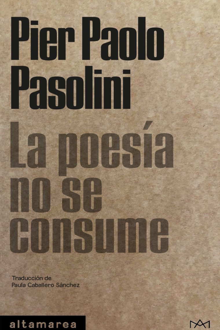 La poesía no se consume