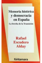 MEMORIA HISTORICA Y DEMOCRACIA EN ESPAÑA