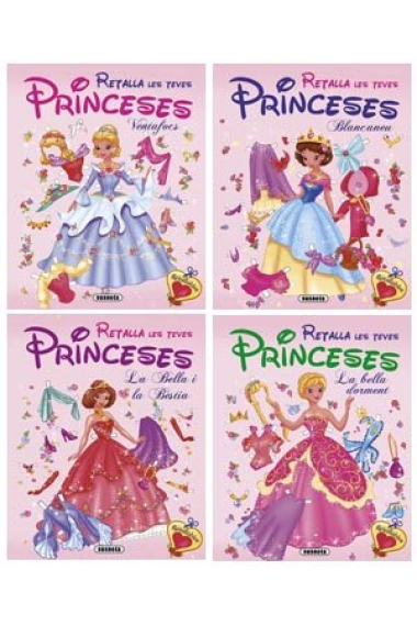 Retalla les teves princeses (4 títols)