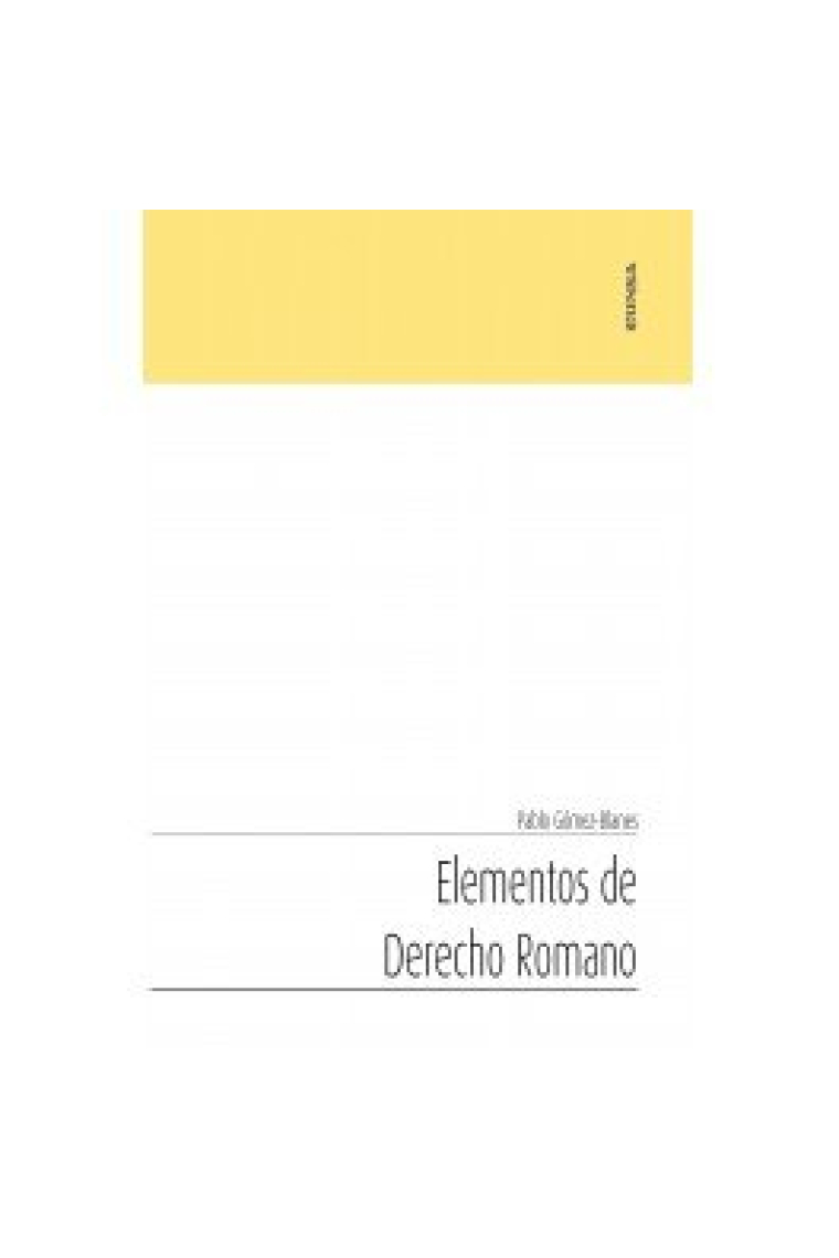 Elementos de derecho romano