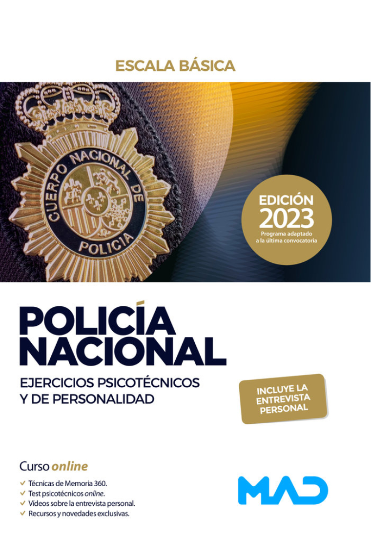 POLICIA NACIONAL ESCALA BASICA EJERCICIOS PSICOTECNICOS Y D