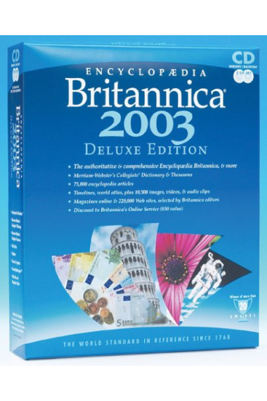 Enciclopedia Britannica 2003 CD-ROM DeLuxe edition