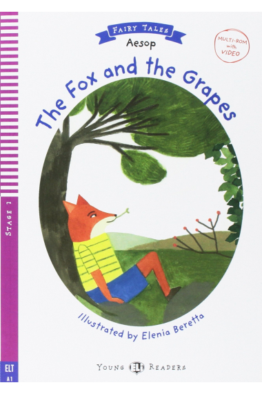 Young ELI Readers - The fox and the grapes + Multi-ROM - Stage 2 - A1 Starters/Movers