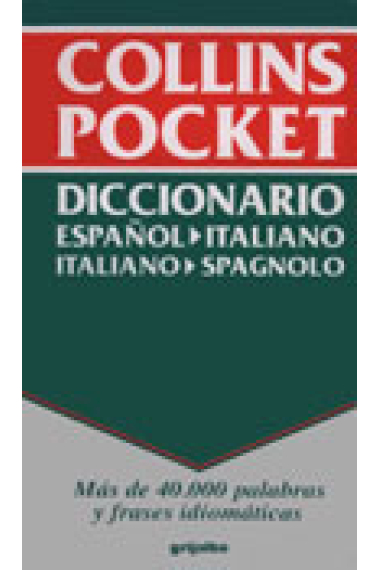 Diccionario Collins pocket español-italiano, italiano-spagnolo