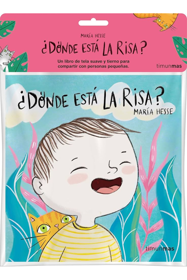 ¿Dónde está la risa? Libro de tela