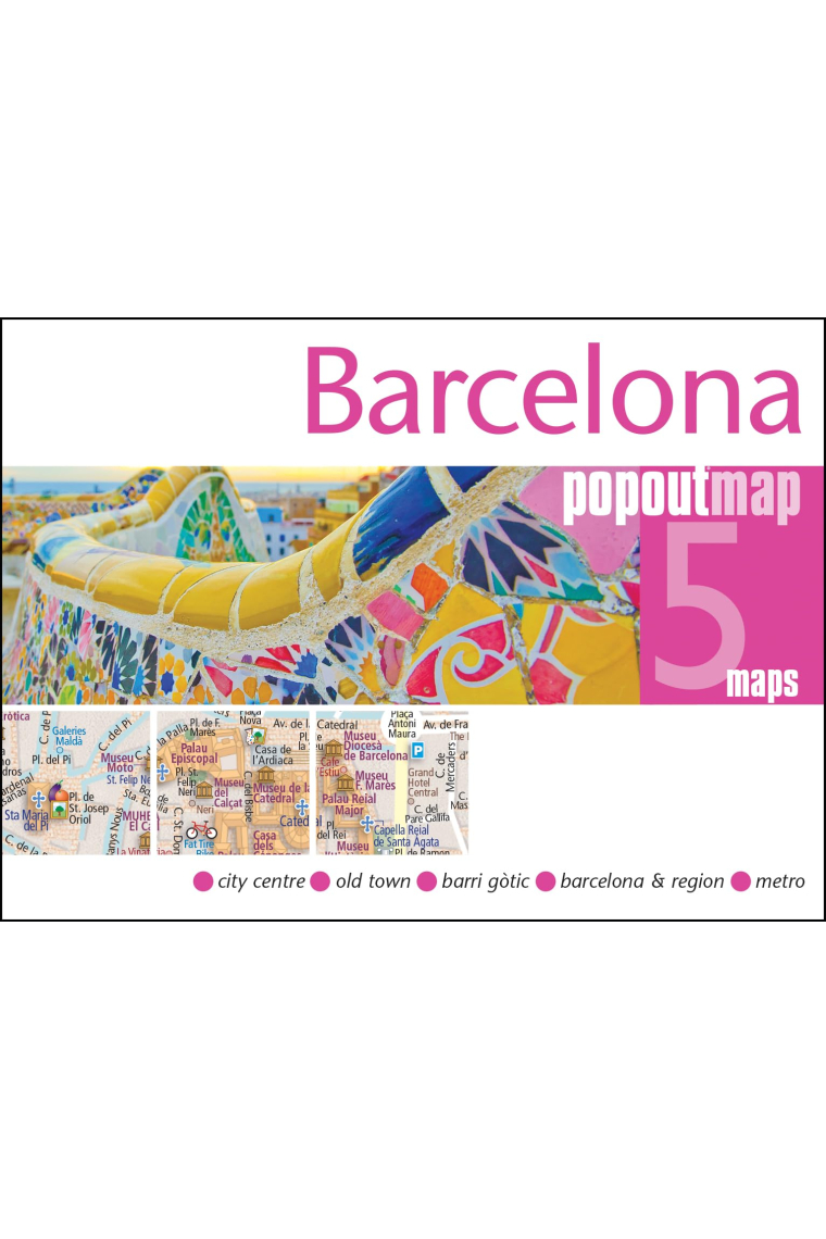 Barcelona PopOut Map (Popout Maps)