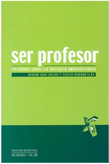 Ser profesor. Palabras sobre la docencia universitaria