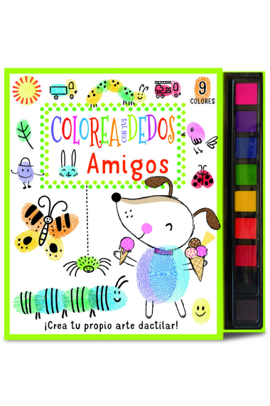 COLOREA CON TUS DEDOS: AMIGOS