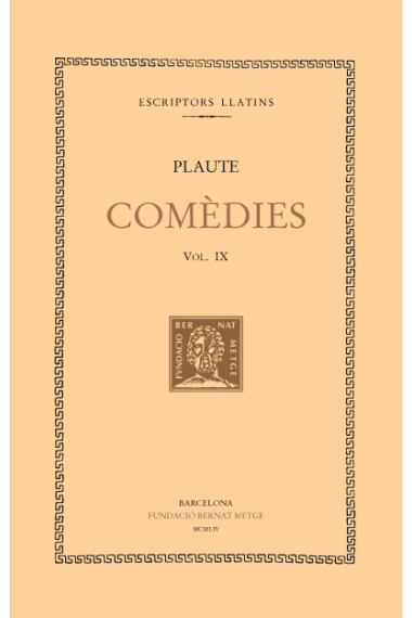 Comèdies, vol. IX: Psèudolus